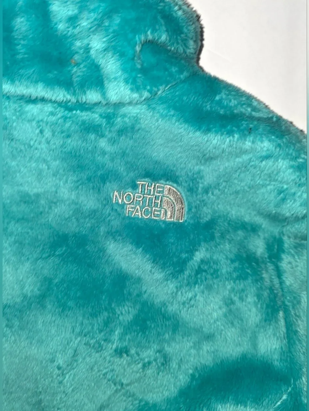The North Face Womens Fleece Full Zip Jacket Cozy Super Soft Size Medium Teal